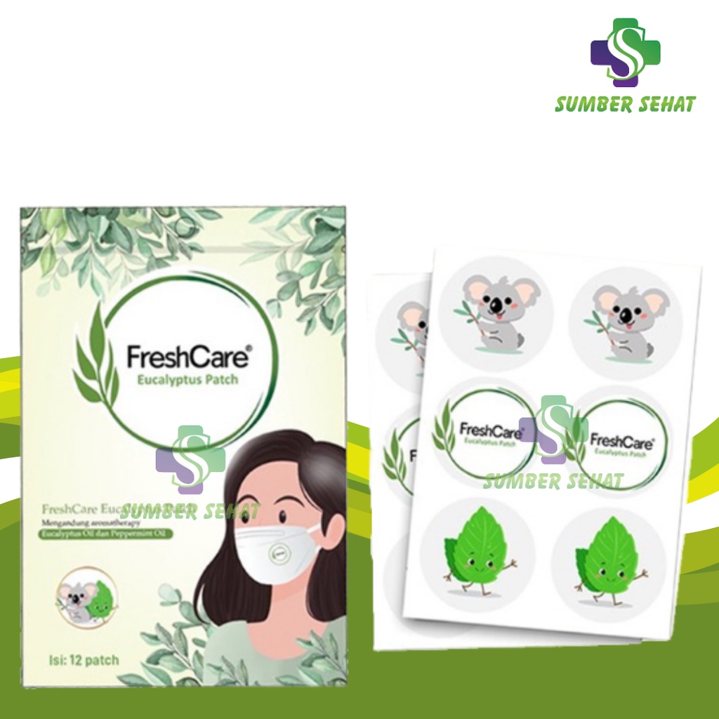 FRESHCARE EUCALYPTUS PATCH SACHET 12 PATCH