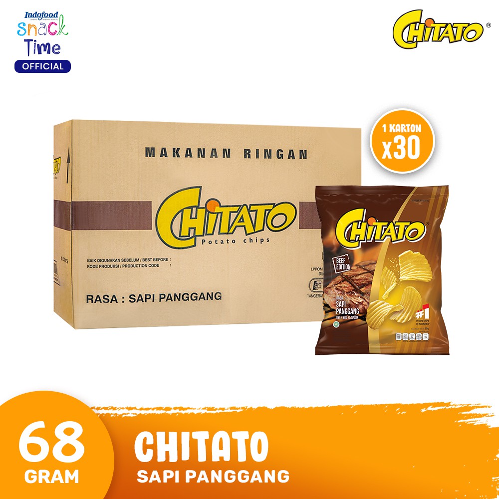 

Chitato Sapi Panggang 68 Gr - 30 Pcs [1 Carton]