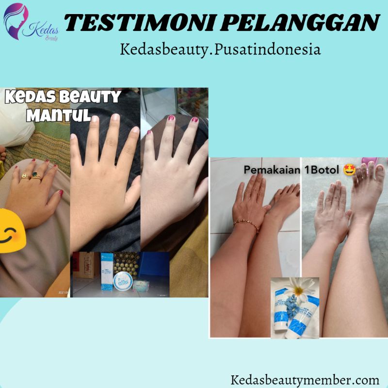 Sabun Kedas Beauty Original BPOM Sepaket Gold Jelly Kedas Beauty Pemutih Wajah Murah Cod-7
