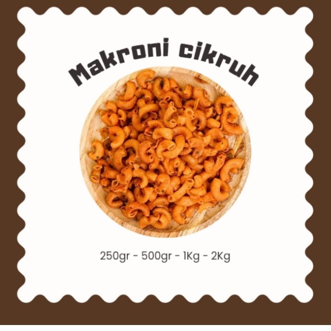 

Makaroni cikruh pedas daun jeruk 250gr termurah mantapp