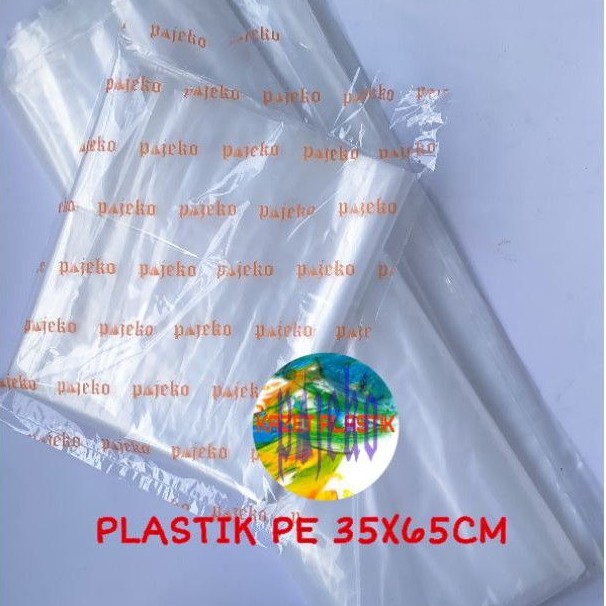 Jual Plastik Packing PE Bening 35x65 Cm - Plastik Pembungkus Transparan ...