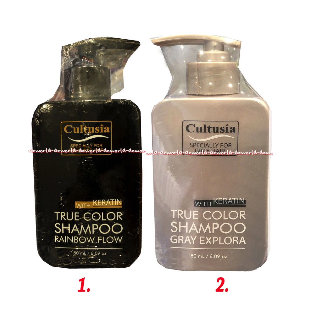 Cultusia With Keratin True Color Shampoo Rainbow Flow 180ml