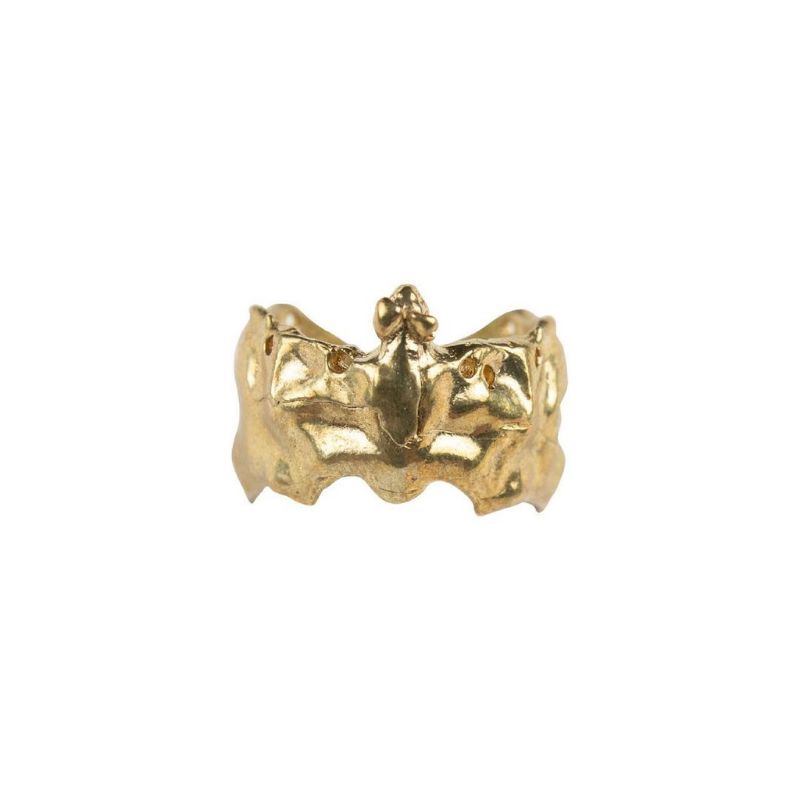 RING CAILE GOLD BY THANKSINSOMNIA, cincin