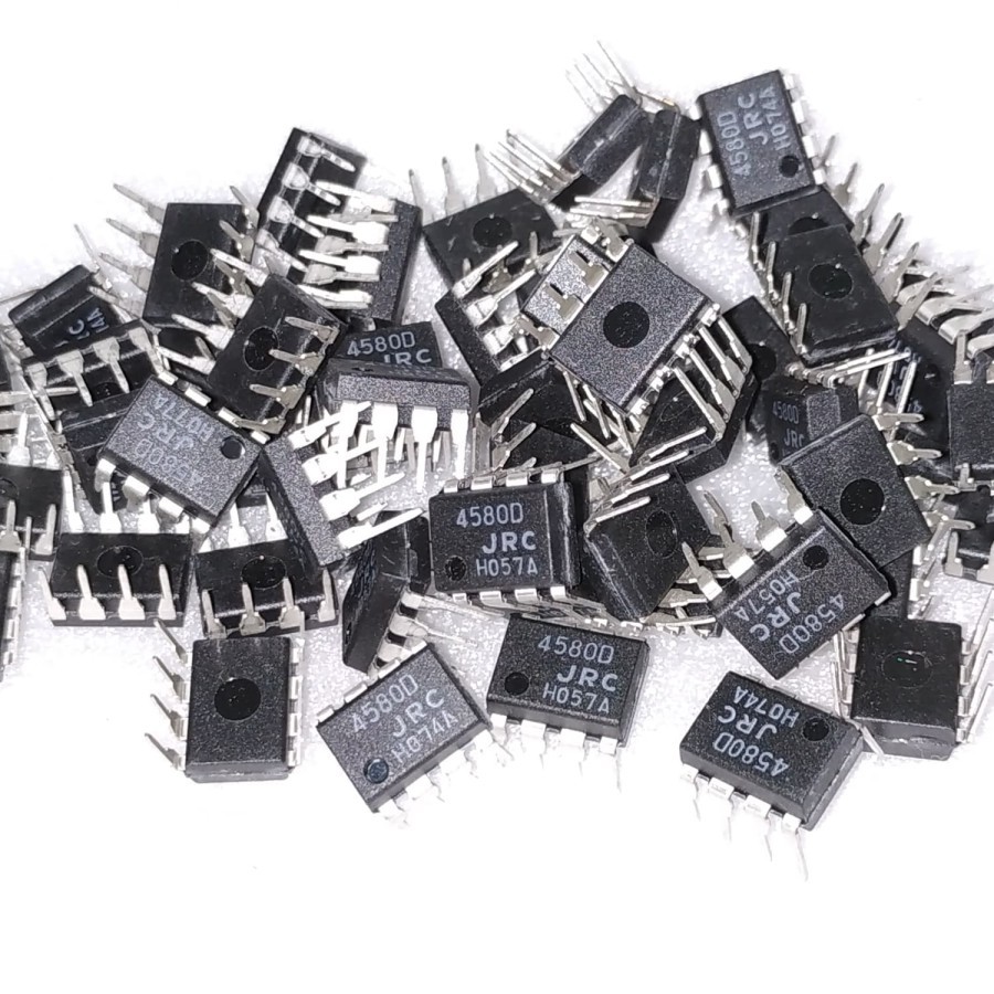 IC JRC4580D / JRC4580 / IC DUAL OP AMP JRC 4580D / OPAMP JRC4580D