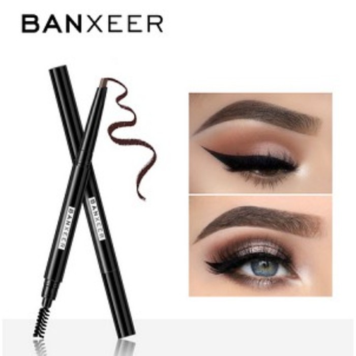 (READY &amp; ORI) Banxeer 4 Colors Eyebrow Pen Pensil Alis Light Middle Dark Brown - BX13 BX 13