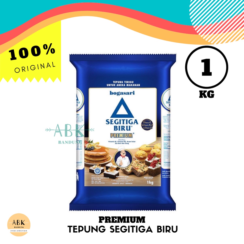 

TEPUNG TERIGU SEGITIGA BIRU PREMIUM BOGASARI 1KG