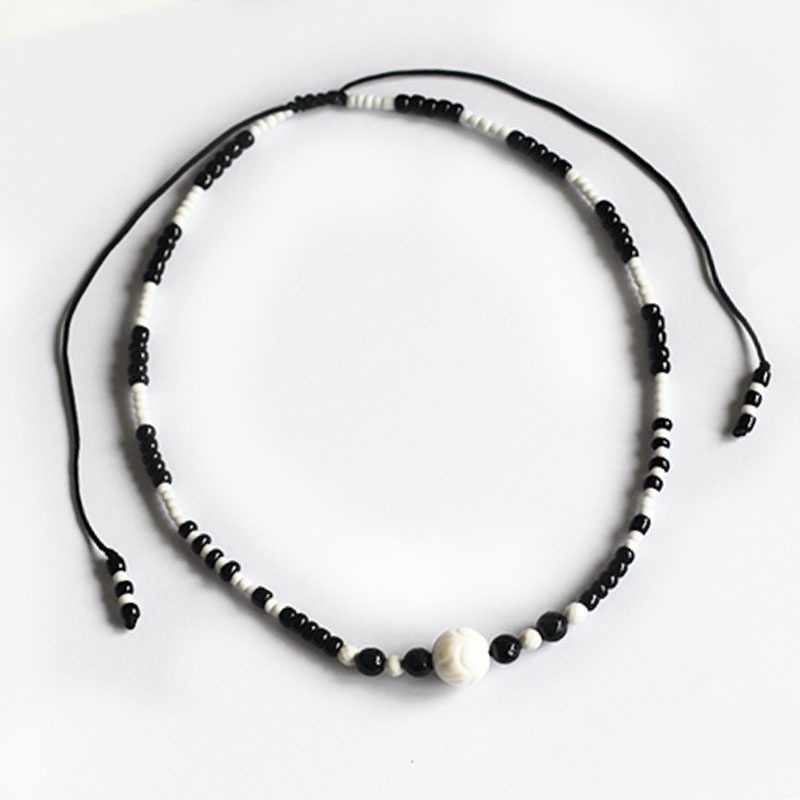 Shambhala Kalung Necklace - Yin Yang Black Tourmaline
