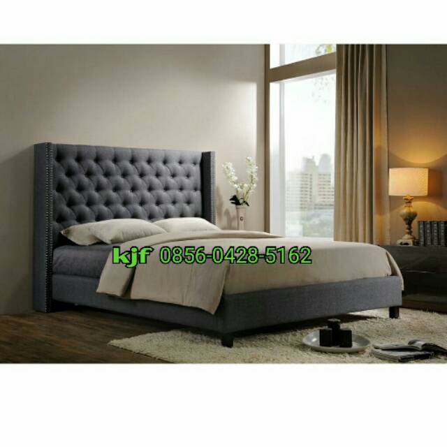 Tempat tidur mewah modern dipan mewah modern