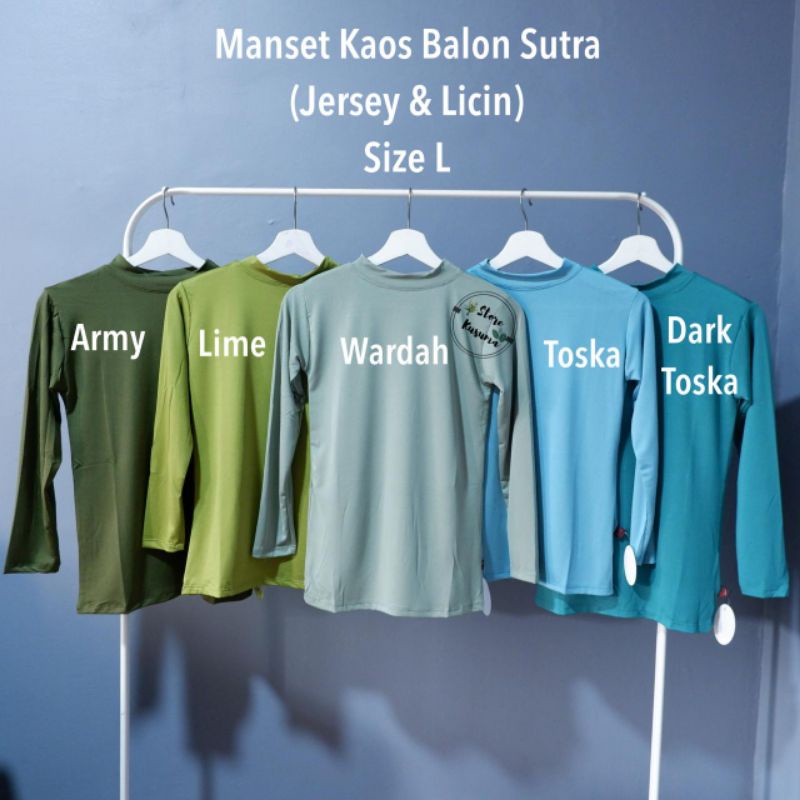 Inner Kebaya/Manset Bahan Spandek Balon ukuran L