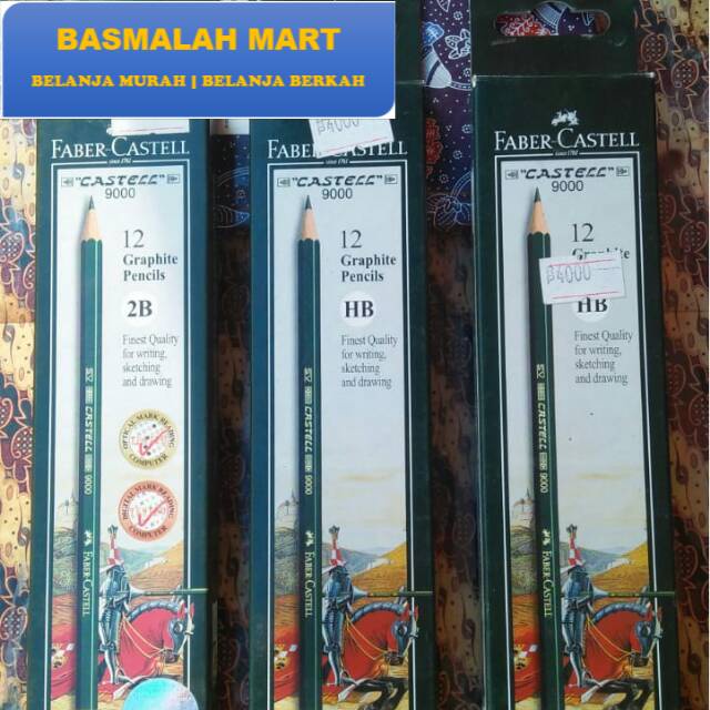 

Pensil Faber-Castell 2B Original Murah Termurah (Ilham Berkah Mart)