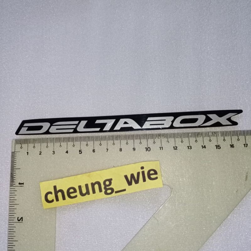 Stiker Rangka sasis Deltabox Yamaha Vixion 150 New Hitam harga 1bh
