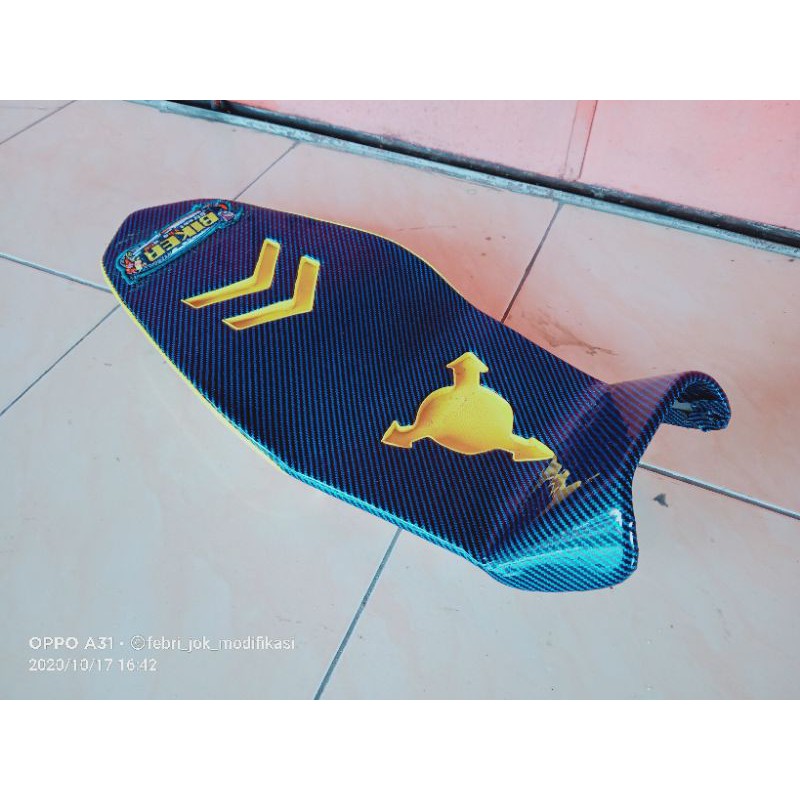 jok slim cb 150 r new - jok slim cb150r new kulit biker