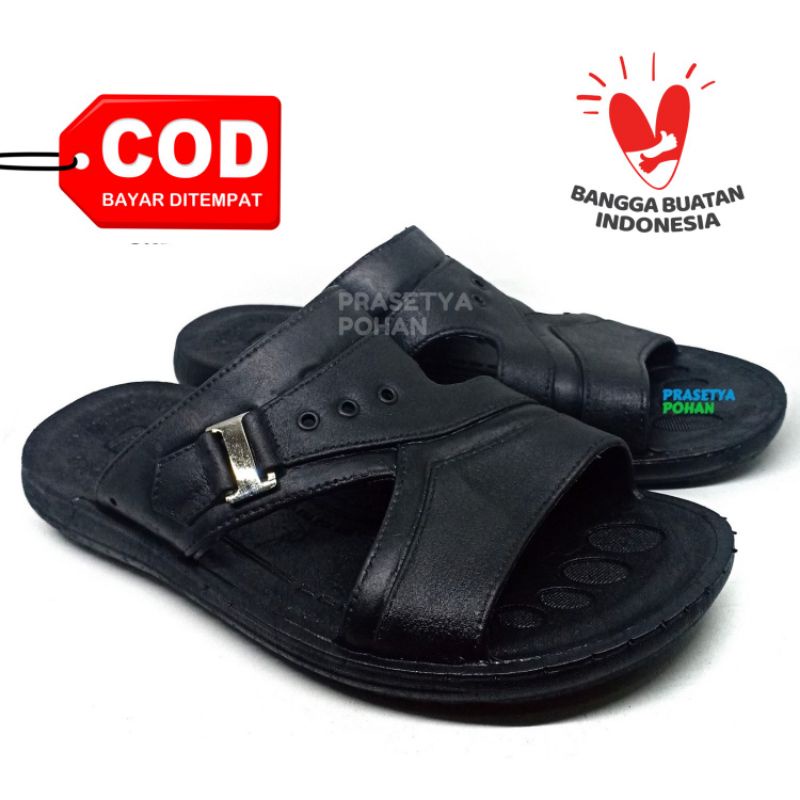 Sandal Pria Bel Slide Anti Air dan Lentur - Sendal Slide Pria