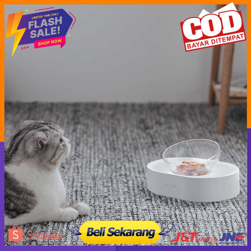 Xiaomi PETKIT Tempat Makan Hewan Kucing Anjing Double Bowl Feeding