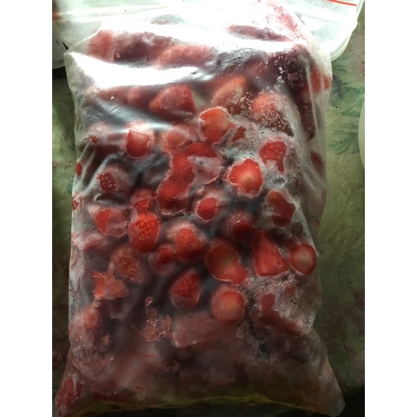 

strawberry frozen