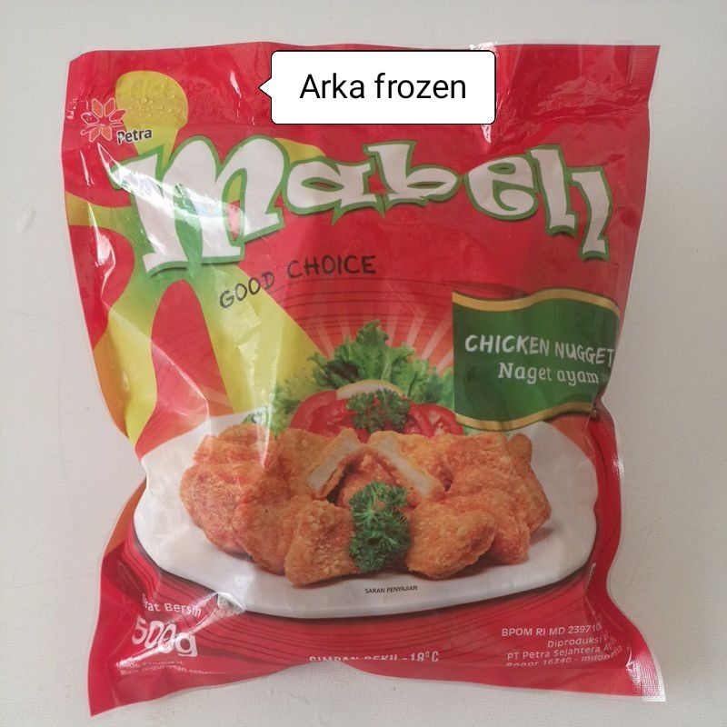 

Mabell Chicken Nugget 500gr