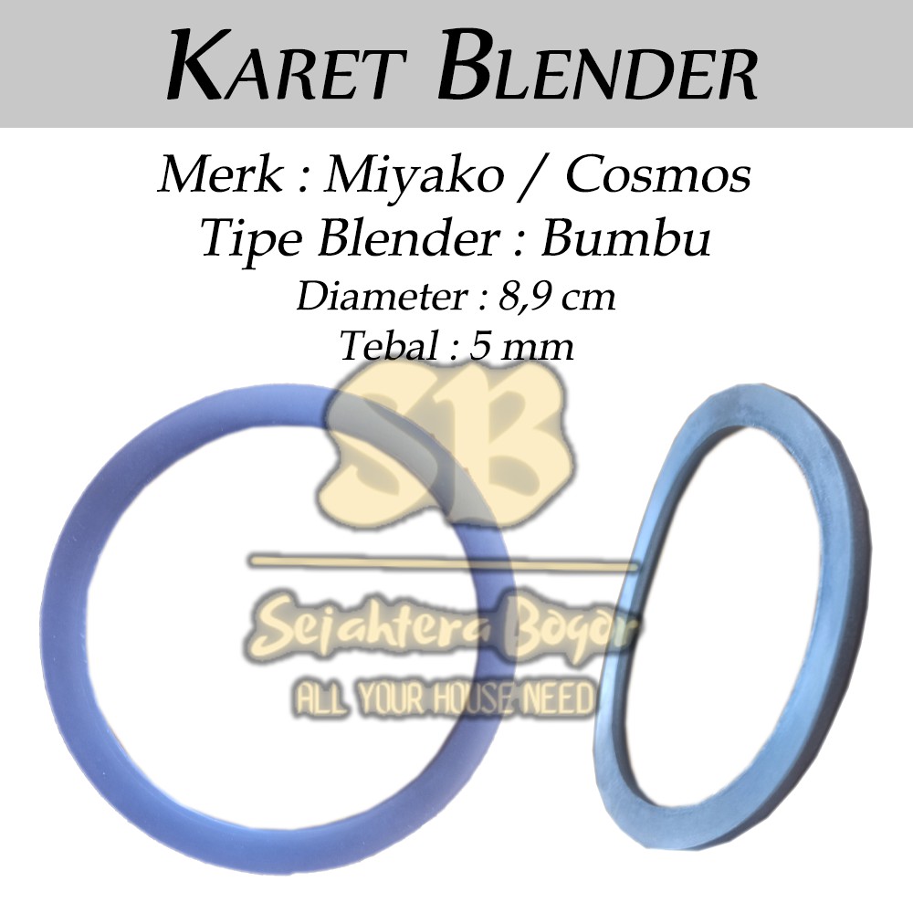 Karet Blender Bumbu Miyako+Cosmos