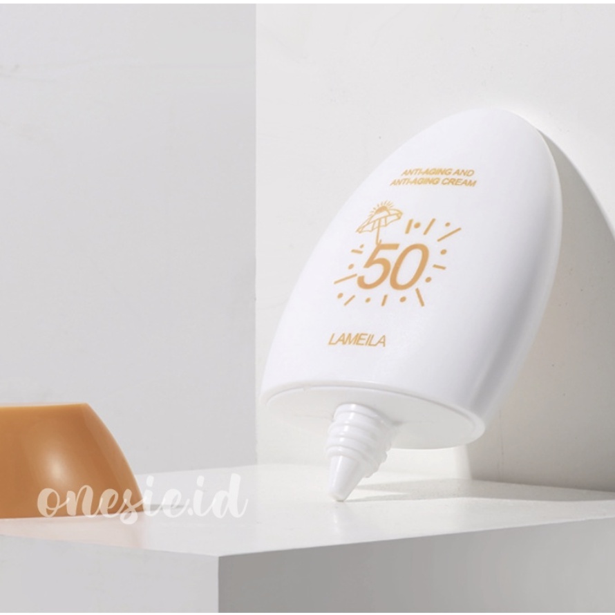 LAMEILA Sun Block SPF 50 Sun Screen Wajah Tahan PA+++ 12 Jam LA065