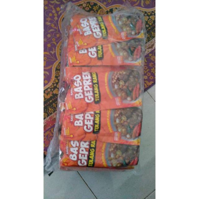 

Bakso geprek tulang rangu