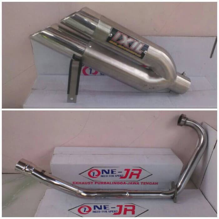 BARANG TERBAIK knalpot racing IXIL FOR YMH VIXION & XABRE racing balapan standar