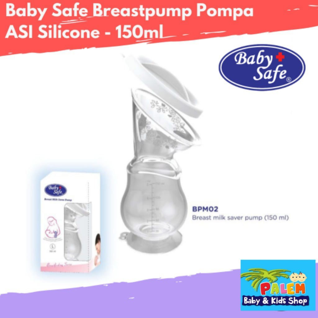 Baby Safe Breast milk saver pump - Silicone breast pump BPM02