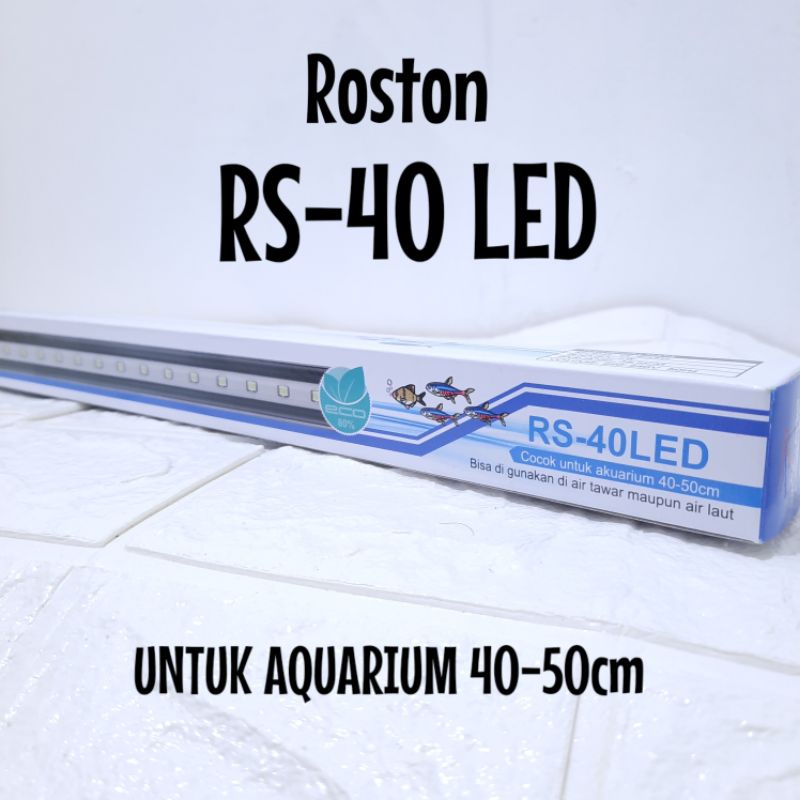 Lampu LED Celup Rosston T4 40 Led Aquarium Aquascape RS-40 LED