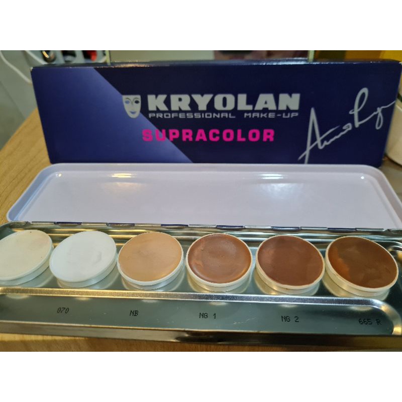 Kryolan Supracolor Pallete 6 colors preloved