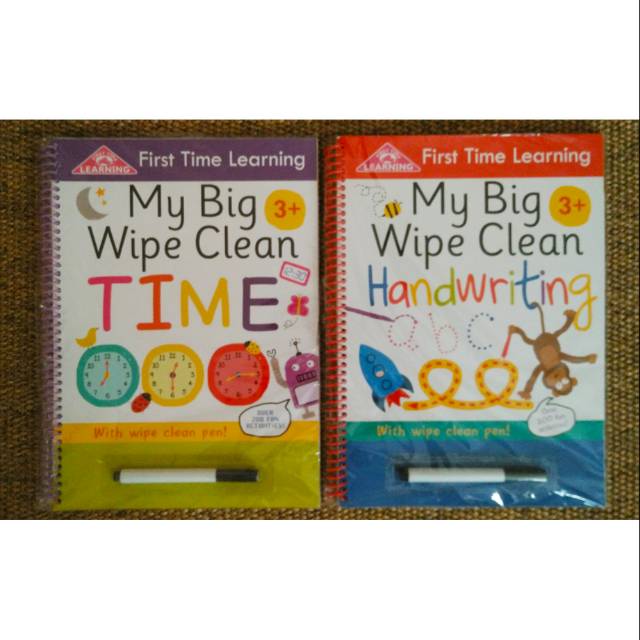 Buku anak my big wipe clean