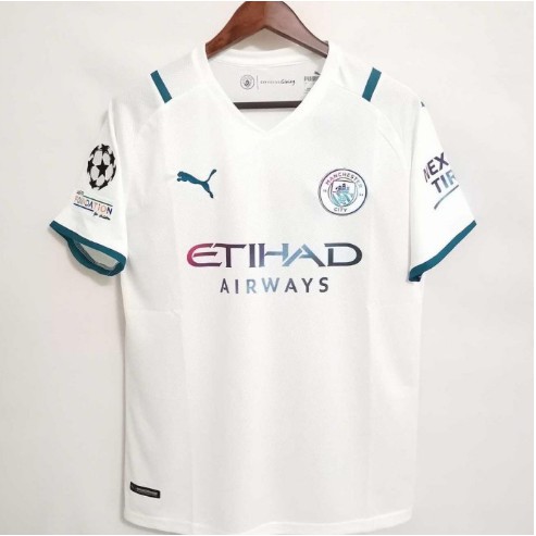 JERSEY MAN CITY AWAY 2021/2022 FULL PATCH UCL GRADE ORI