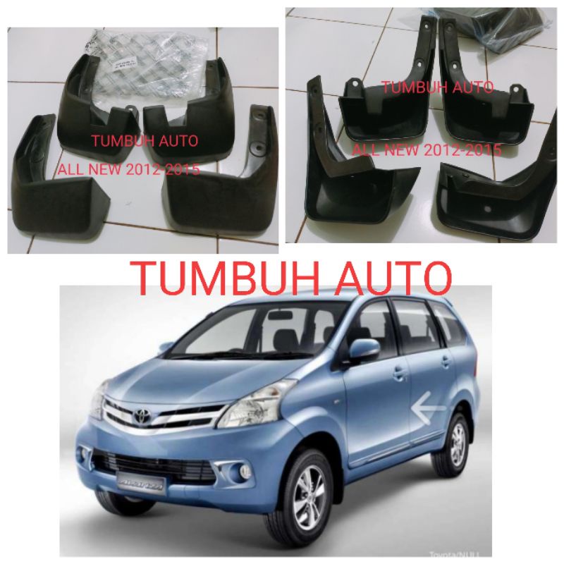 Mud Guard Kepet Roda Lumpur 4 Pcs All New Avanza 2012 2013 2014 2015