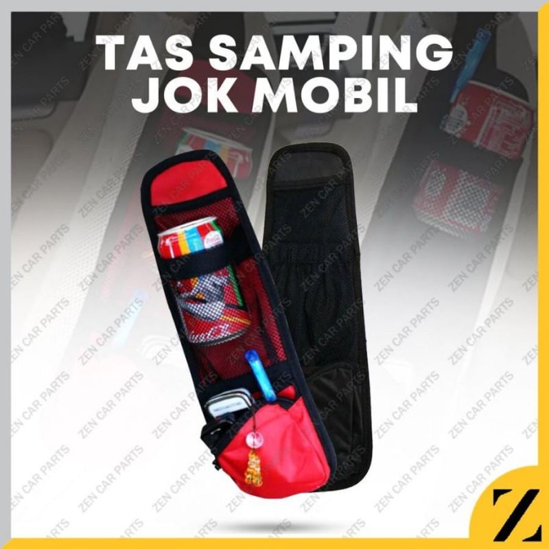 FG5 Tas Gantung Kursi Mobil Side Seat Case Organizer Car Hanging Bag Botol Air Payung Hp