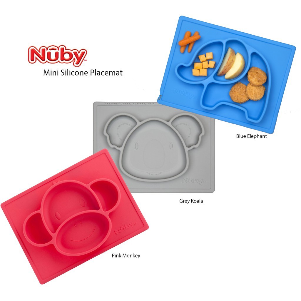 Nuby Mini Silicone Placemat - Tempat Makan Bayi