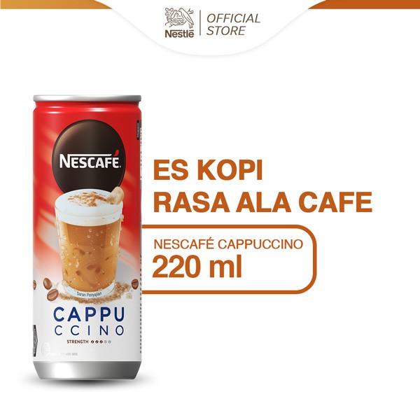 Promo Harga Nescafe Ready to Drink Cappucino 220 ml - Shopee