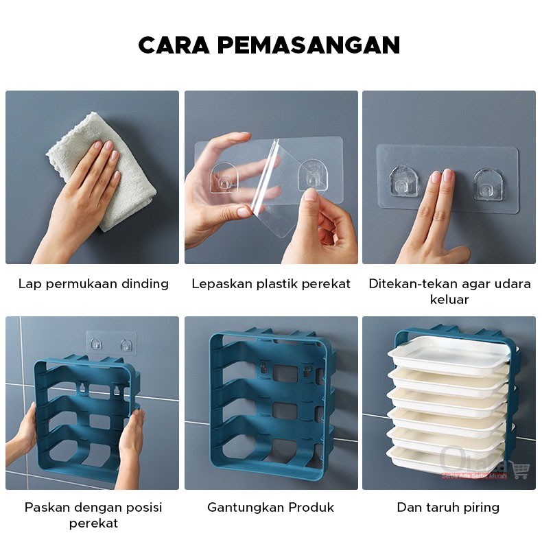 RAK SUSUN GANTUNG DAPUR SERBGUNA OLL-1155