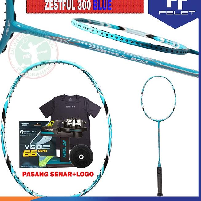 Terkini Grosir--Felet Zestful 300 Raket Felet Raket Badminton Original
