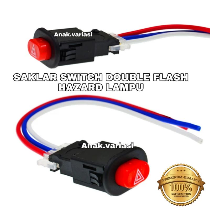 Jual SAKLAR HAZARD SWITCH/LAMPU HAZARD/SAKLAR HAZARD DOUBLE FLASH ...