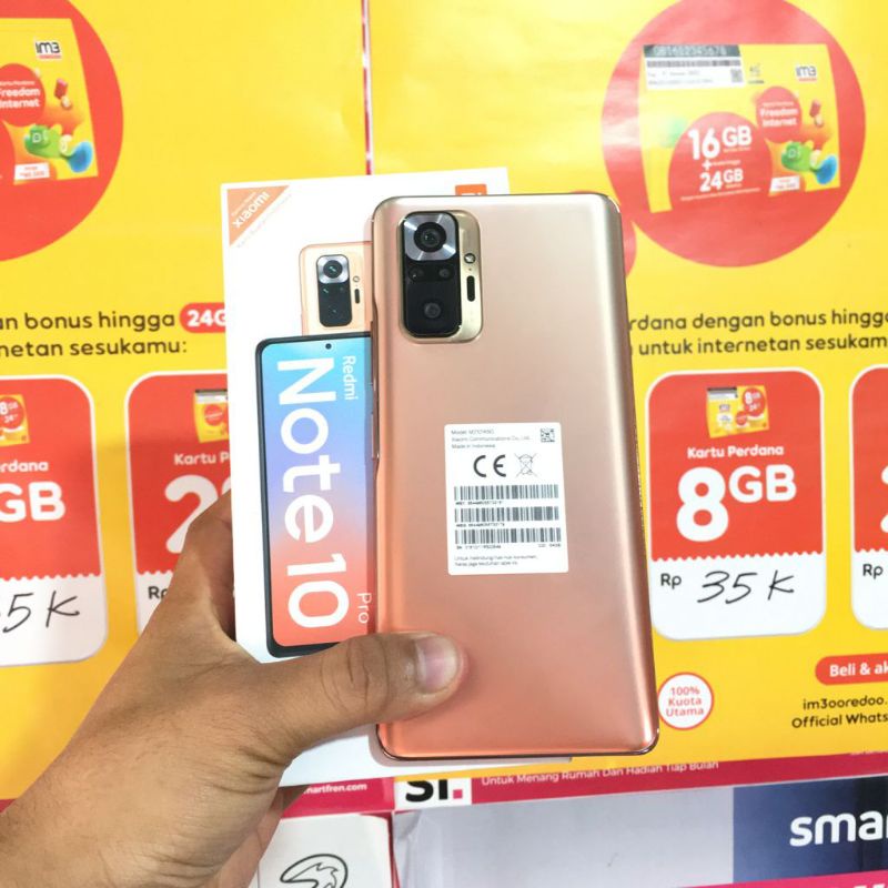 REDMI NOT 10 PRO SECOND 6/64GB GARANSI RESMI