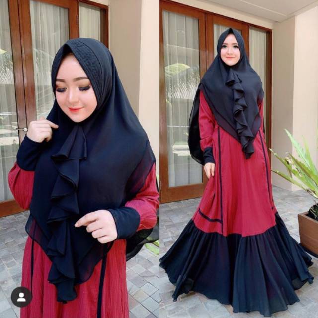 Arsinta Syari / gamis pesta syari / gamis mewah / gamis kualitas butik / gamis syari cantik