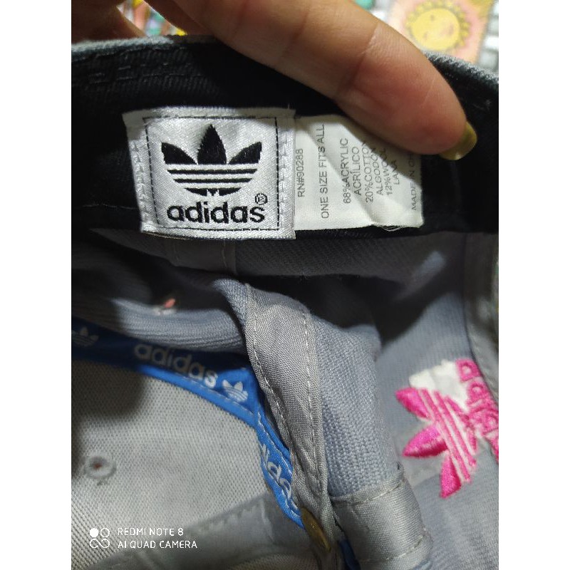 topi snapback Adidas original second import