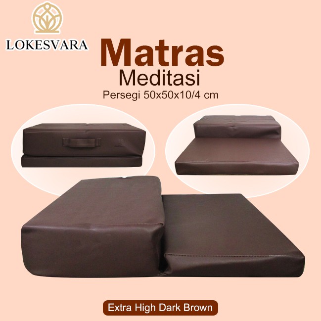 Matras/Bantal/Alas Meditasi (Bantal Doa) Persegi Extra High 50x50X10cm