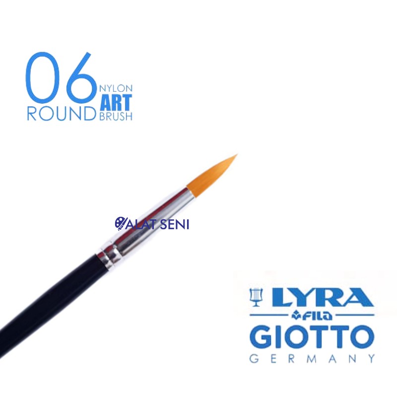 

Kuas Lyra Bulat 06 - Lyra Art Brush Round No.06 -Kuas Lukis Lyra -Lyra Taklon Art Brush Round No. 06