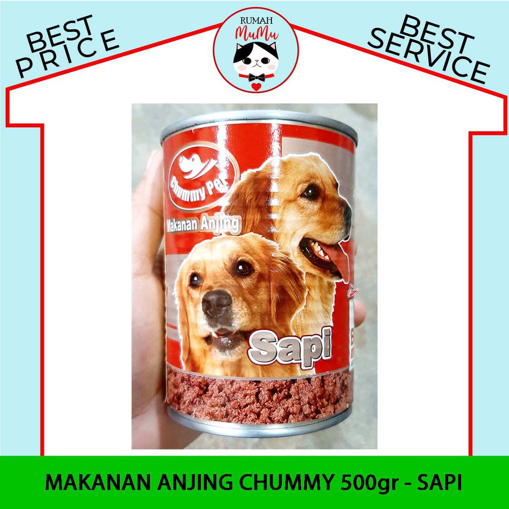 MAKANAN ANJING CHUMMY TERLARIS SANGAT DISUKAI 500GR