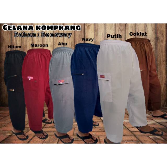 Celana komprang-celana muslim pria