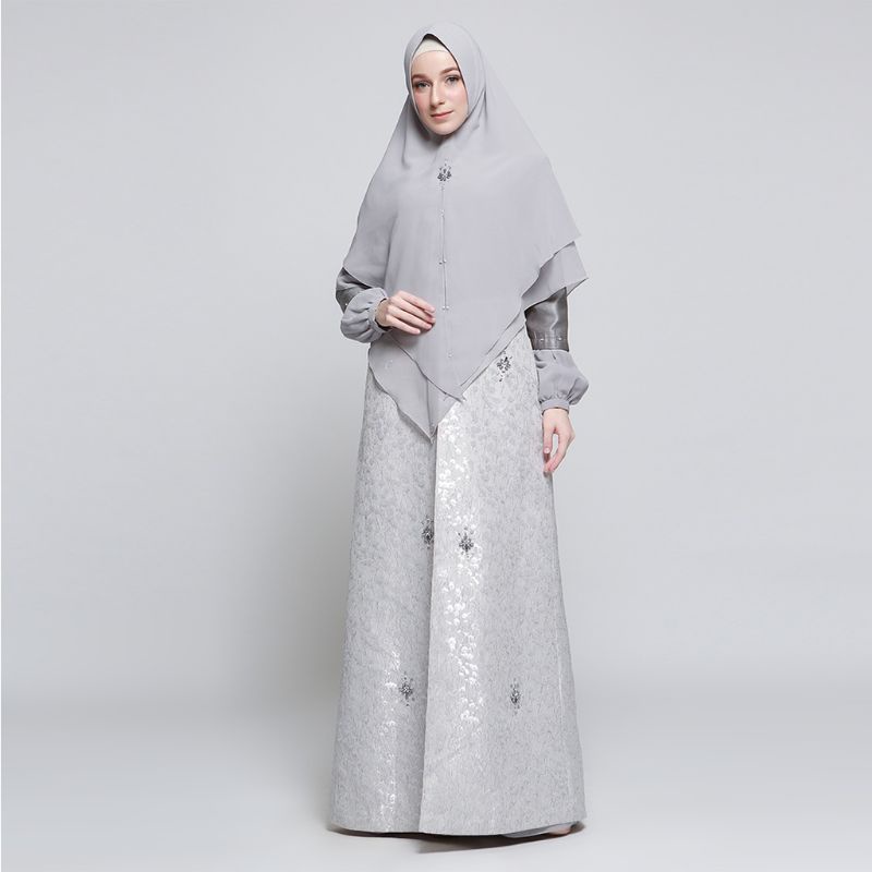 Ranti Gamis Syar'i Crystal On The Jacquard - Baju Muslim Wanita