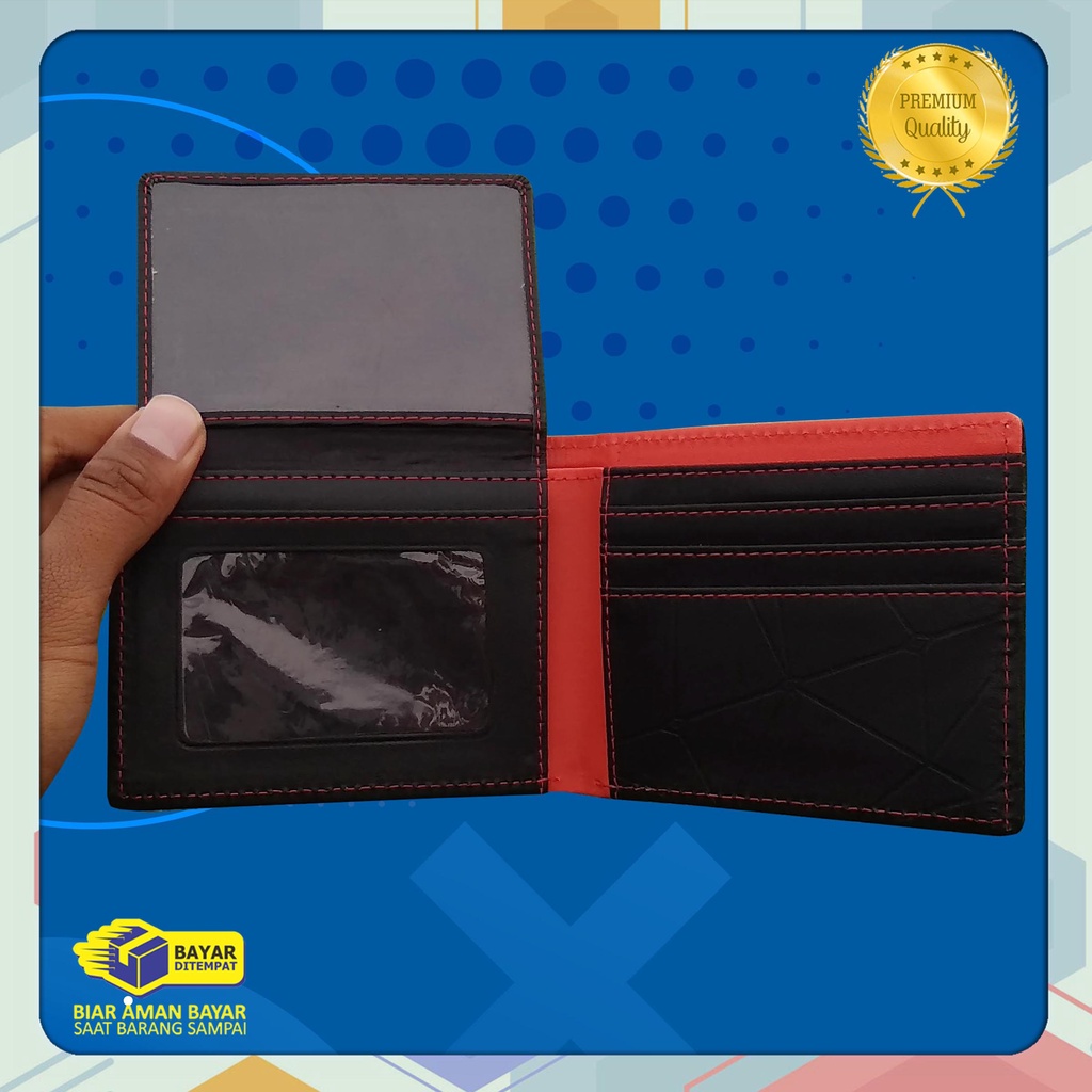 best seller! Dompet lipat cowok amt distro Bahan sintetik