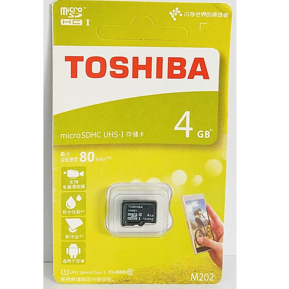 s77> Memory Toshiba 4gb / Memory Card 4gb / Micro SD / MMC Toshiba HP
