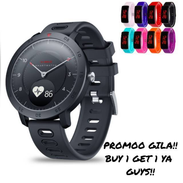Zeblaze hybrid Smartwatch Mekanik Anti air 5 ATM dengan fungsi monitor