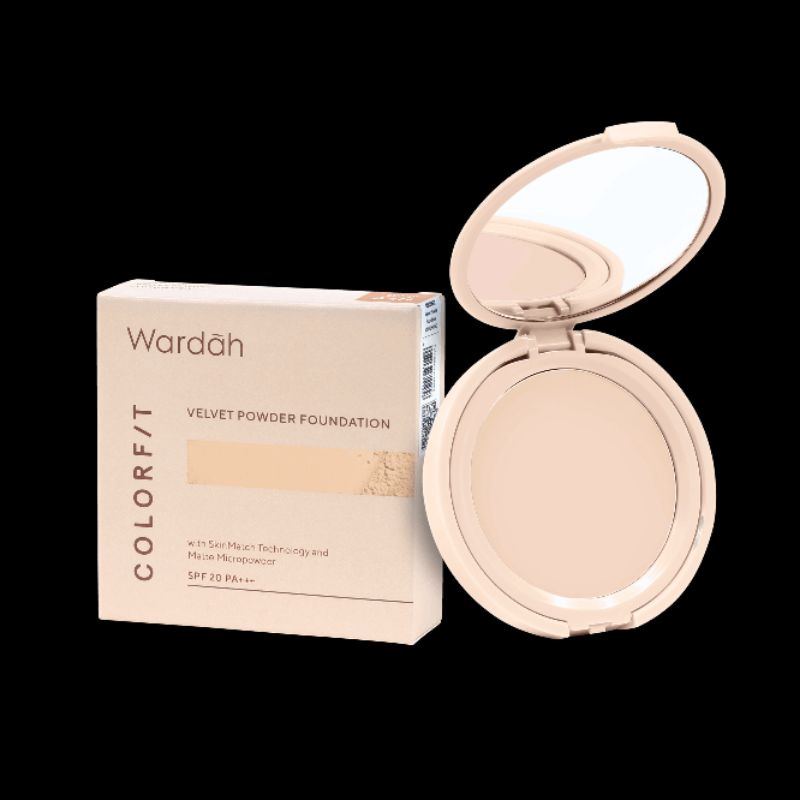 [[ refill ]] wardah colorfit refill velvet powder foundation spf 20 pa+++