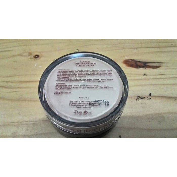 Immortal Loose Baked Powder Crhrystal Natural