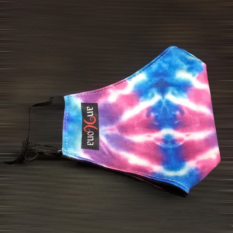 Masker Berkendara Printing Unisex Motif Tie Dye